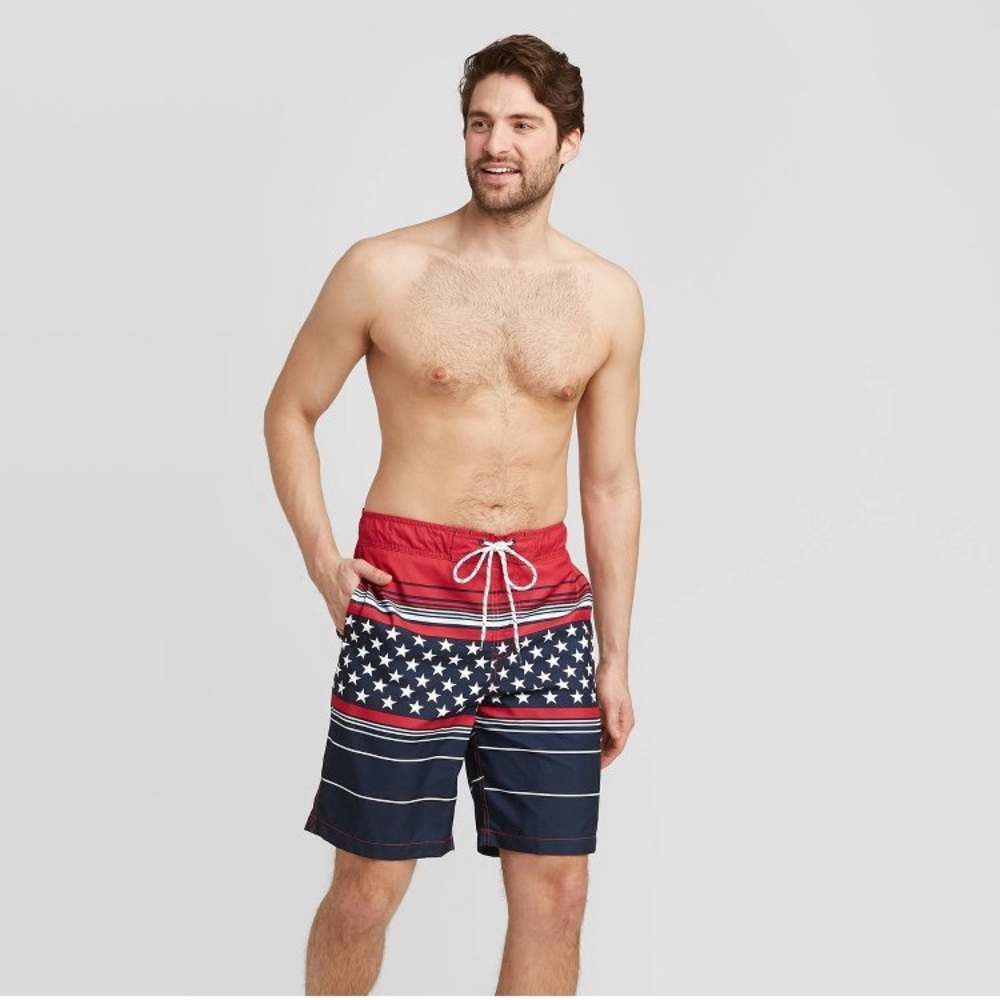 Goodfellow & Co Men's Americana Swim Trunks